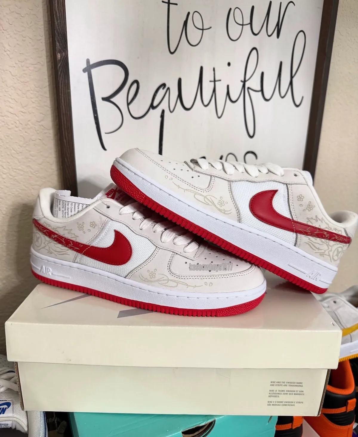 Yuto Horigome Nike SB Air Force 1 Laser White Red IU3766-100