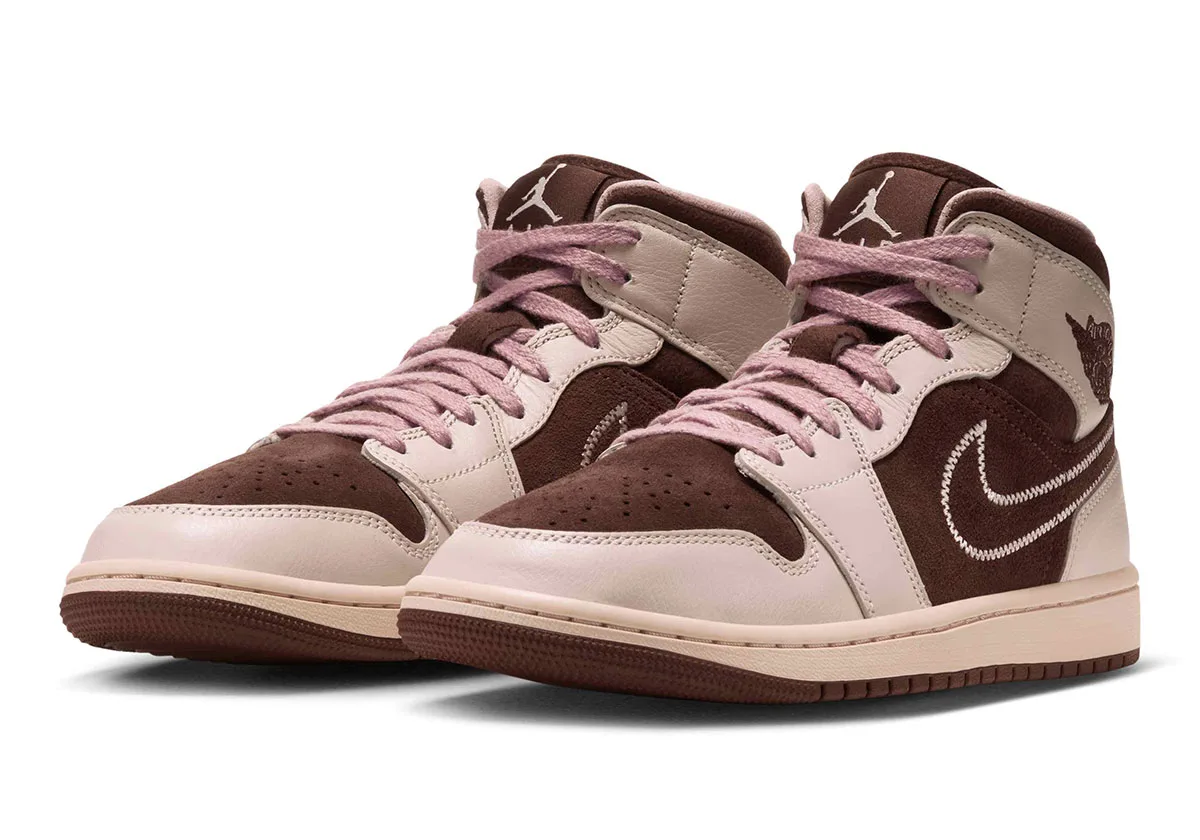 Air Jordan 1 Mid SE “Cacao Wow/Rust Pink” Releases This Year