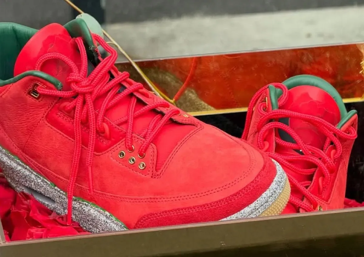 Air Jordan 3 x Teyana Taylor “Red” Sample Surfaces