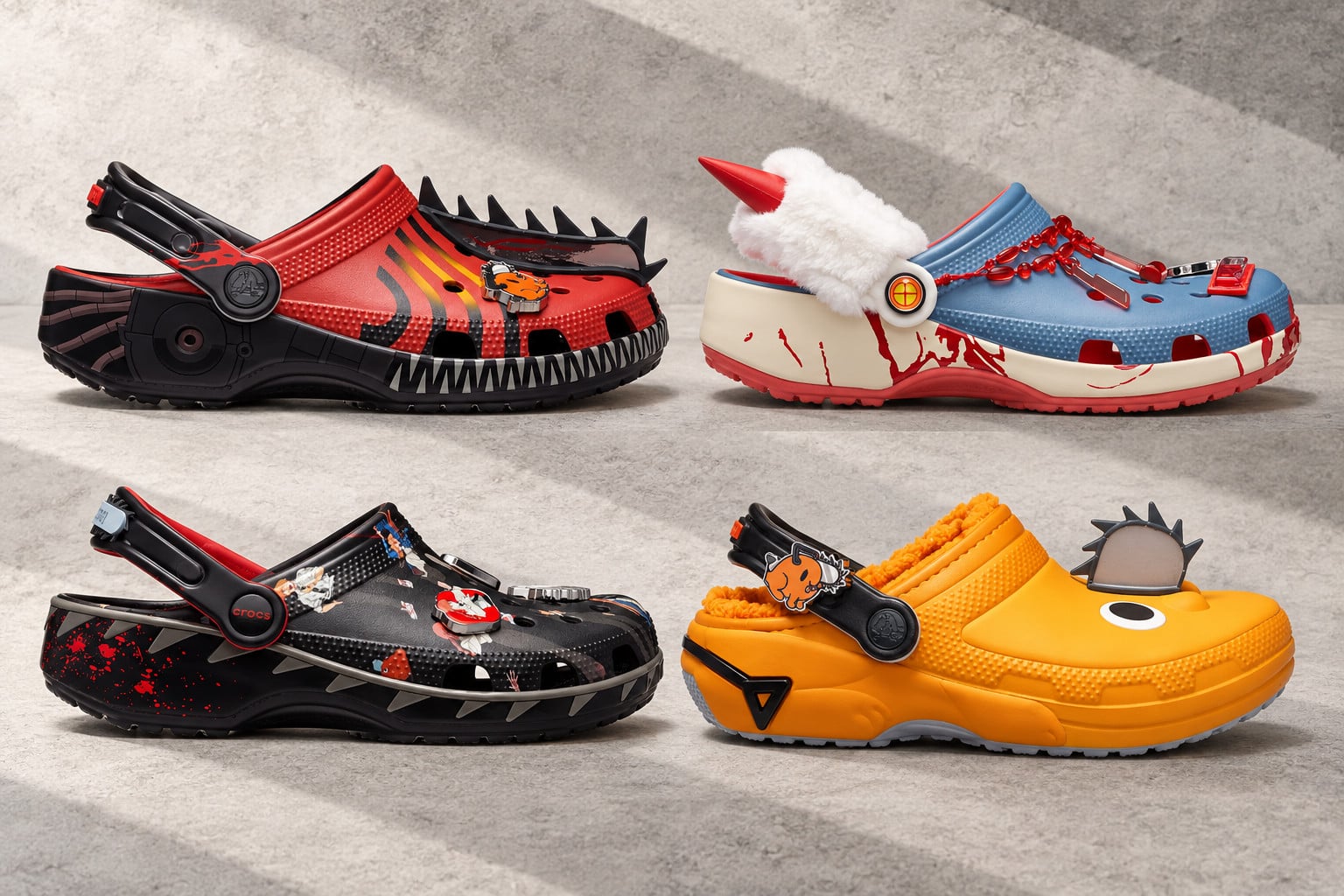 Chainsaw Man x Crocs Classic Clog Collection Releases October 27