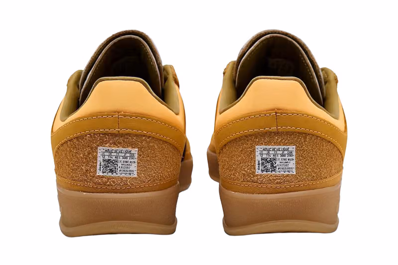 Bad Bunny’s adidas Gazelle in “Solar Gold” Returns to Release Calendars With an October Date
