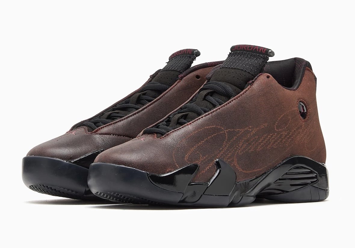 First Look at Mowalola’s Non-Mule Air Jordan 14 in “Burnt Red”