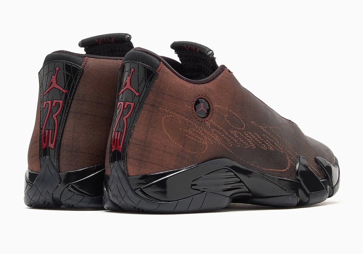First Look at Mowalola’s Non-Mule Air Jordan 14 in “Burnt Red”
