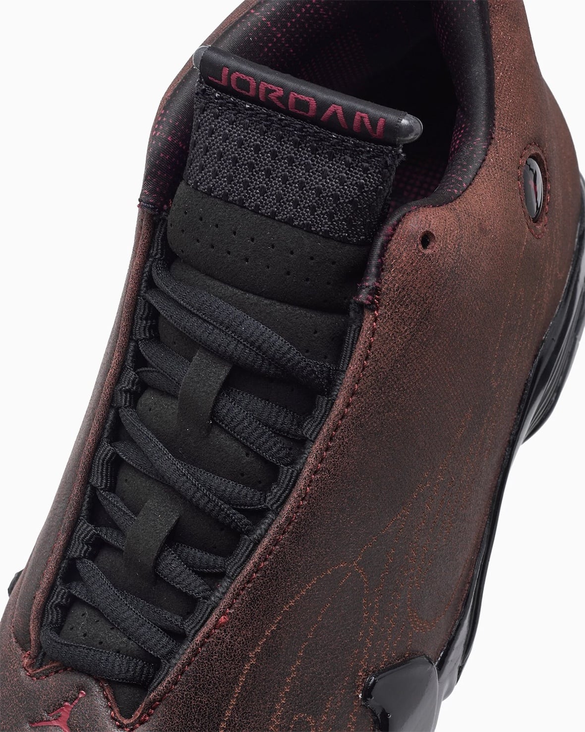 First Look at Mowalola’s Non-Mule Air Jordan 14 in “Burnt Red”