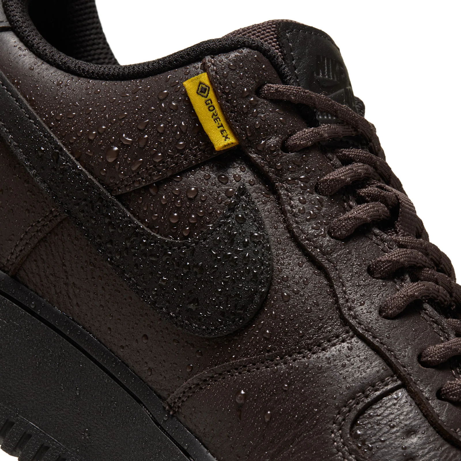 Vibram outsole delivers University Red coloring at the core on the 1 Low GTX
