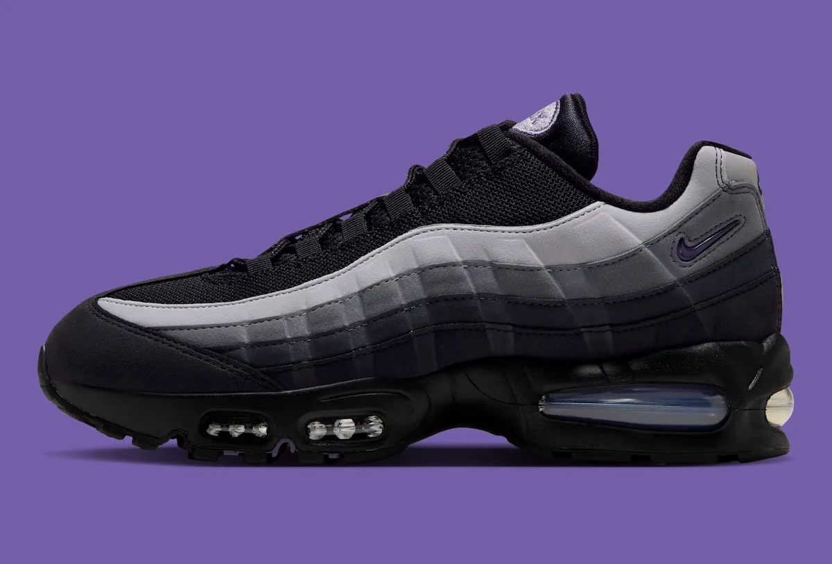 Bright green covers the exposed midfoot section and insoles on the Joker, Nike Air Max 95 Joker release date