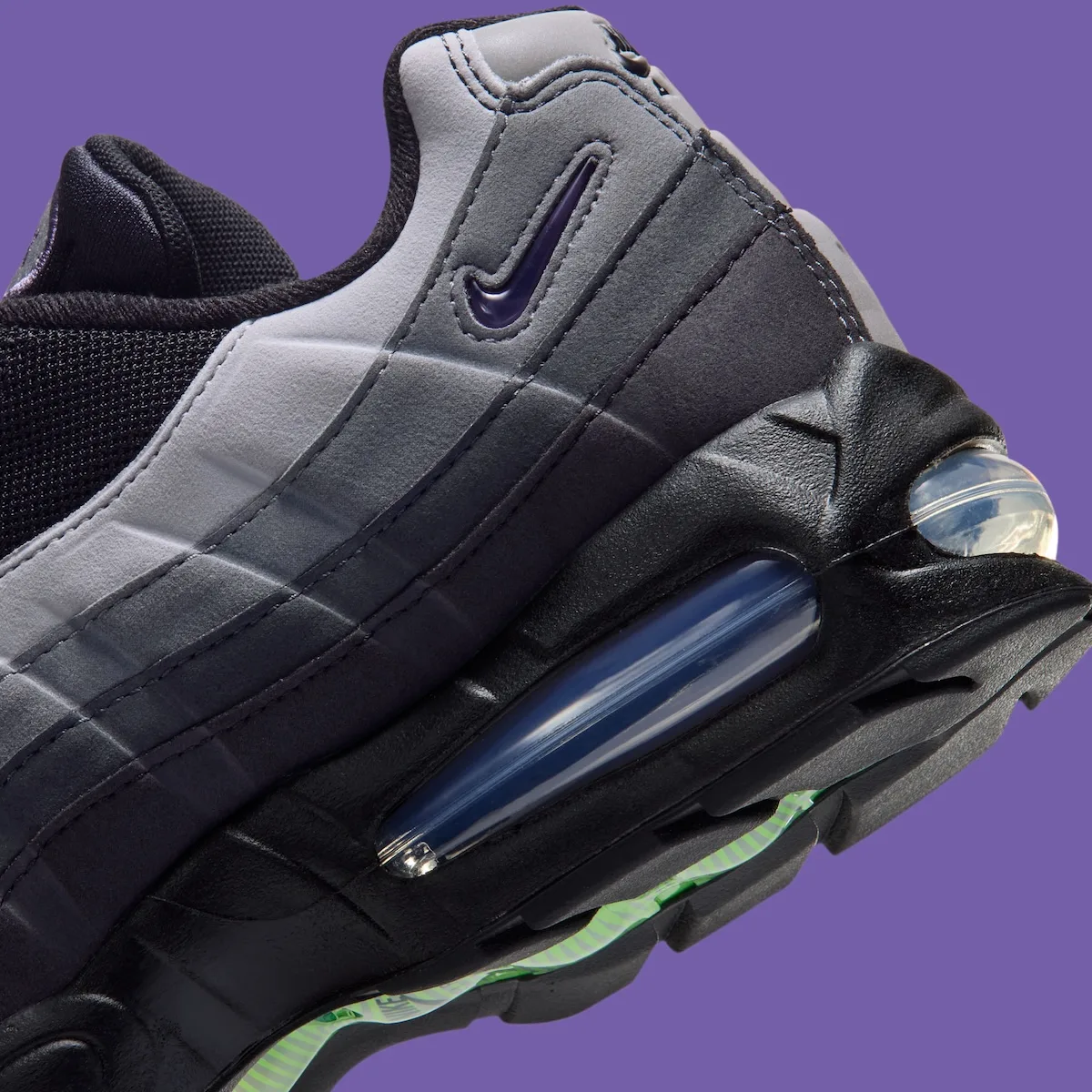 No official DC Comics tie-in, the nickname is unofficial on the Joker, Nike Air Max 95 Joker colorway