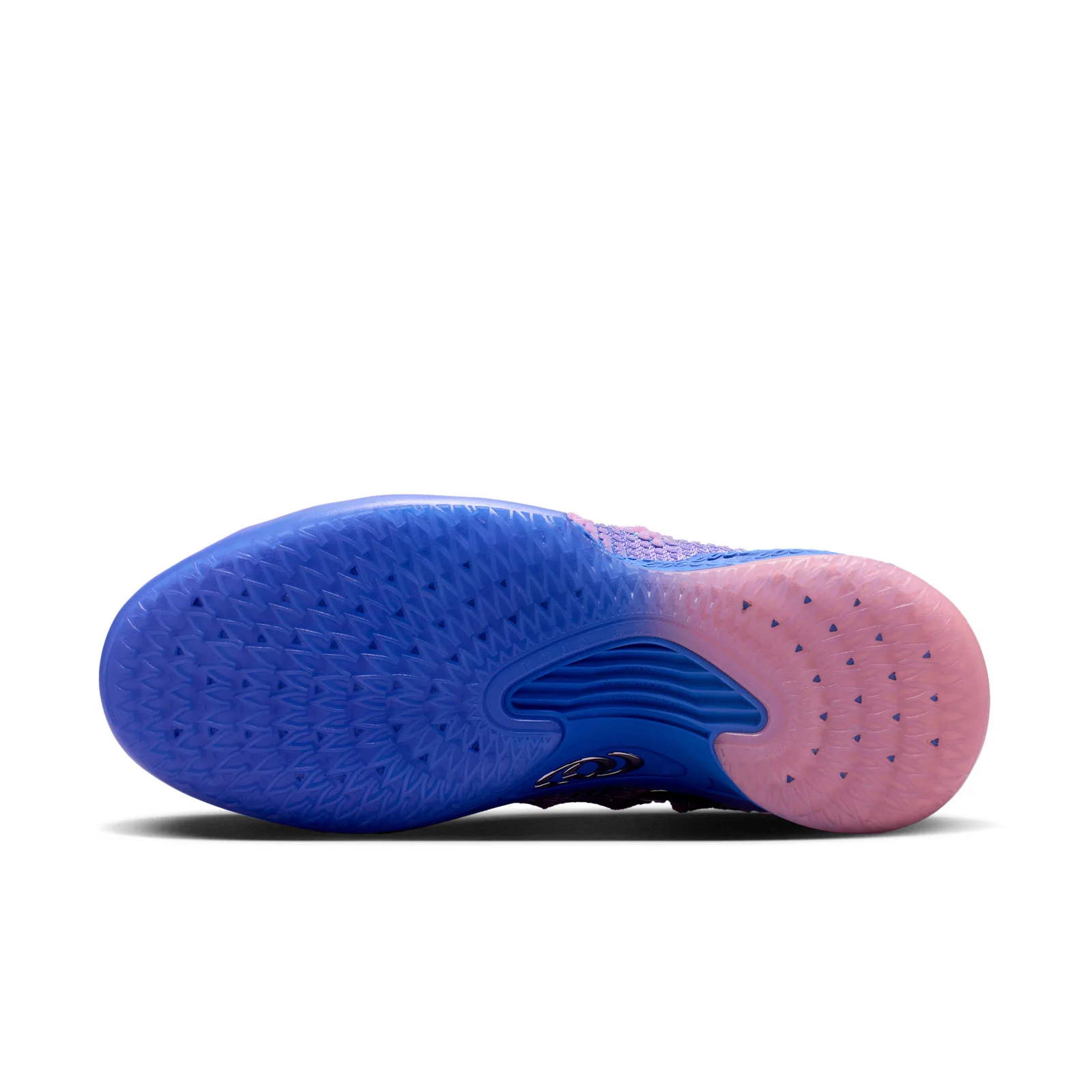outsole, blue-to-pink gradient traction pattern, Racer Blue/Pink