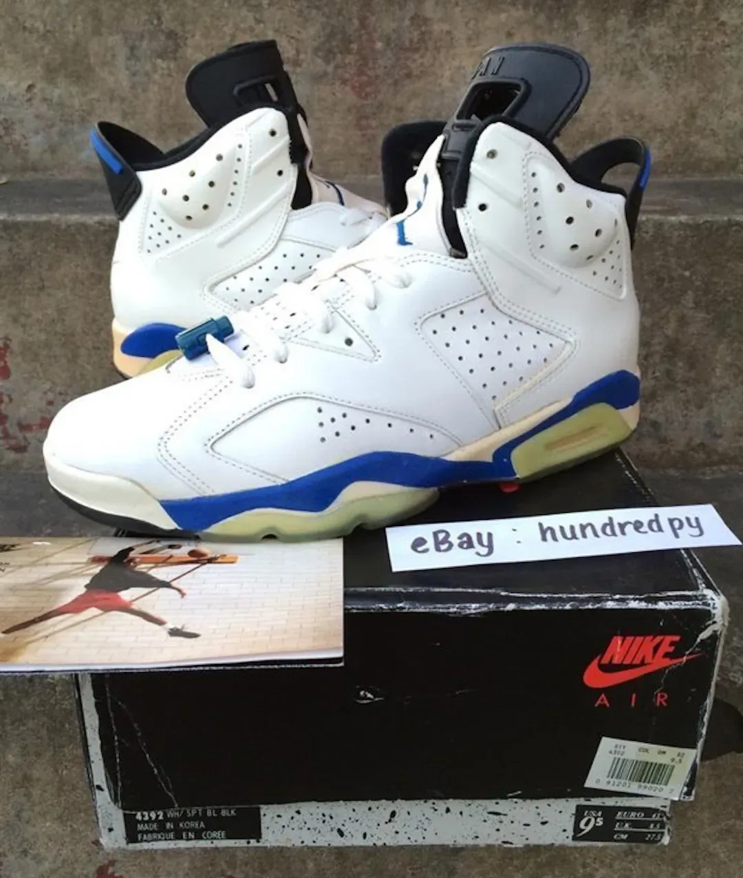 Front three-quarter view of the pair of Sport Blue, Reported for Fall 2027 at $215, according to @zsneakerheadz