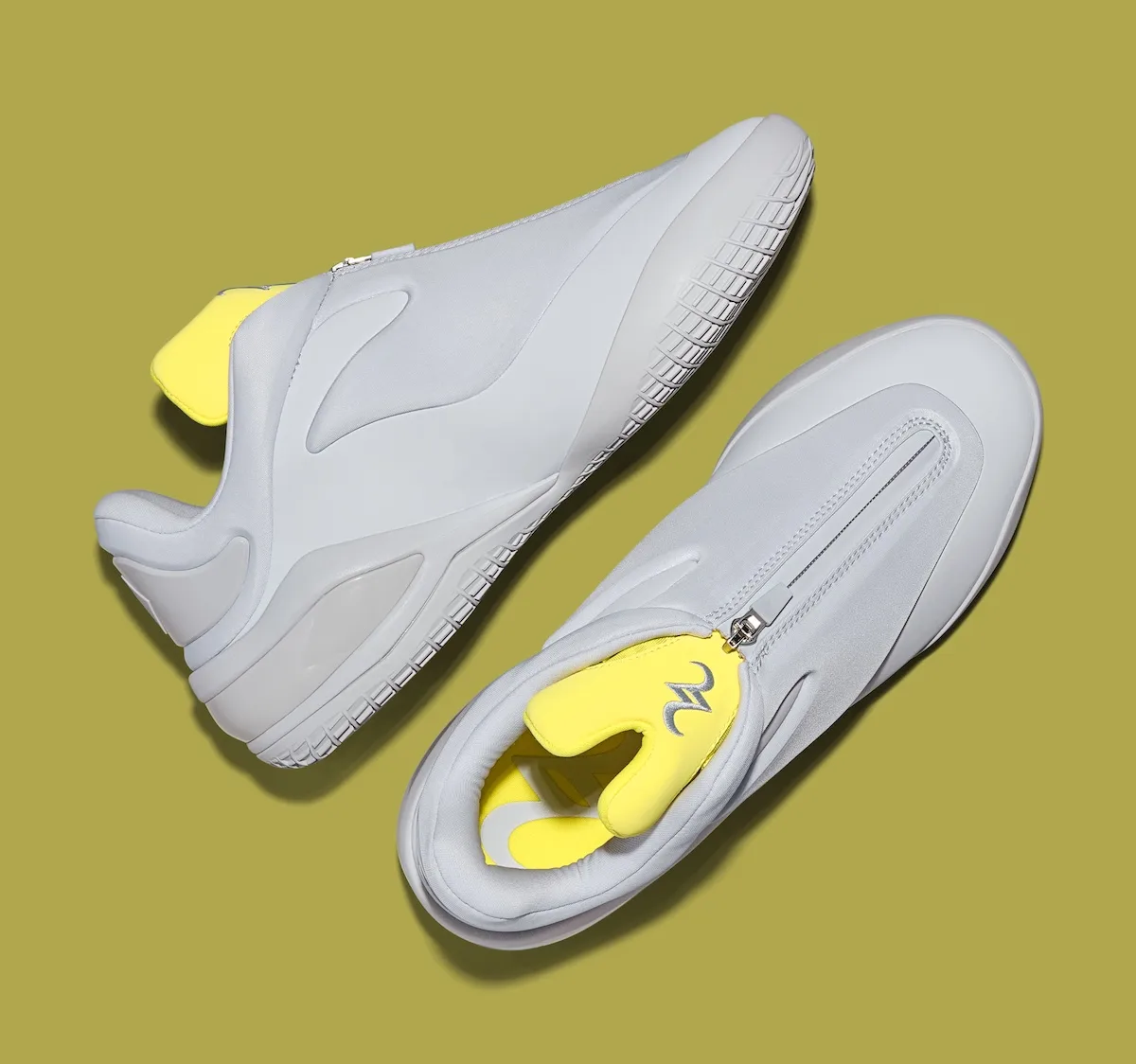 Front three-quarter view of the pair of Spark, The “Spark” colorway released for $140