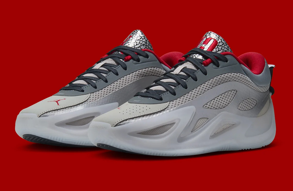 Front three-quarter pair with dark laces and elephant-print tongues, Elephant Print