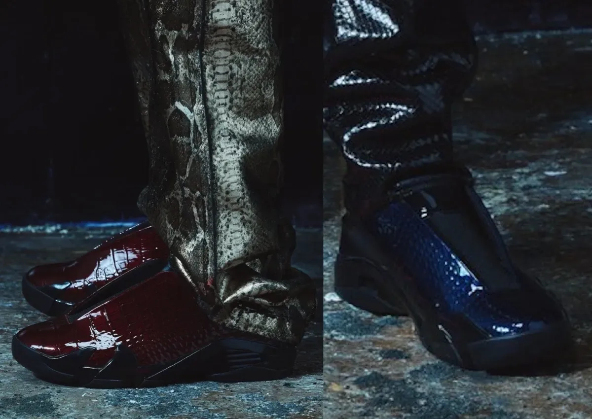 Mowalola x Air Jordan 14 Mule “Patent Croc” Releases February 26