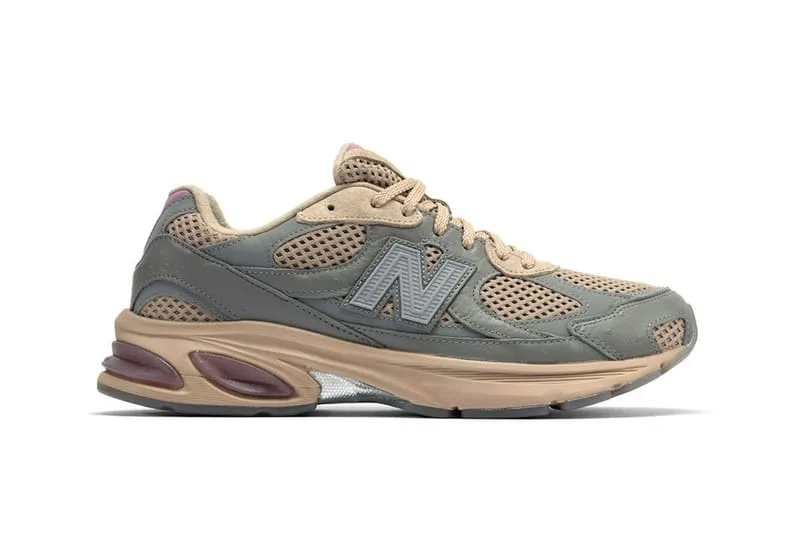 Lateral view of the The Whitaker Group x New Balance 2010 “Ostrich” in Ostrich/Beige/Grey