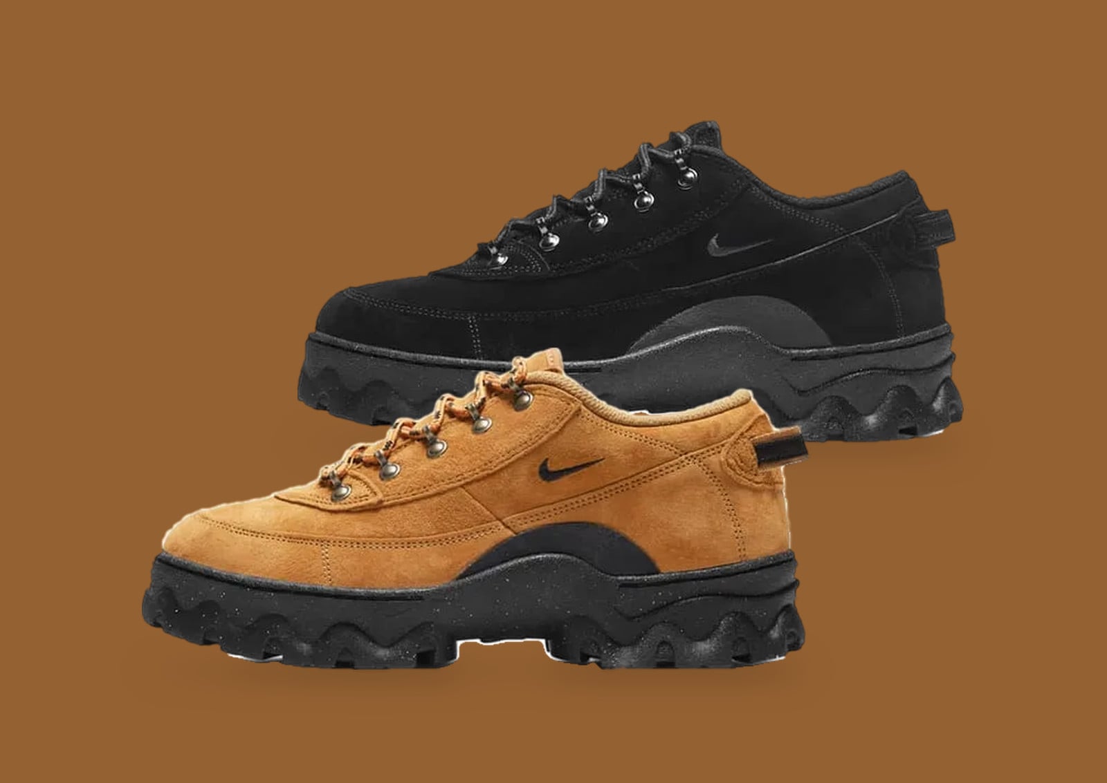 Nike Air Lahar Low “Black” and “Wheat” Releases January 8