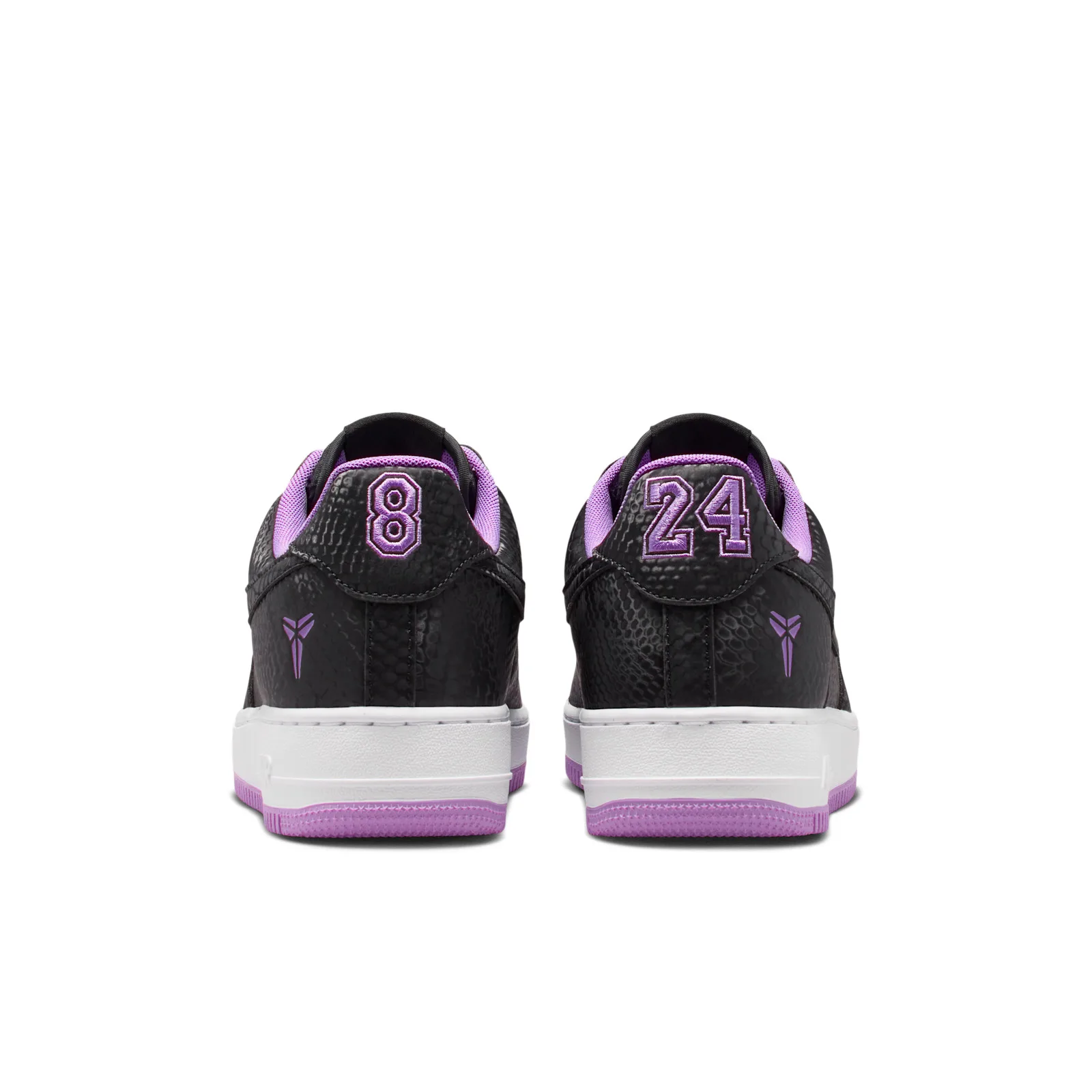 Heel detail of the Black/Purple Stardust, Released October 1, 2026 for $125