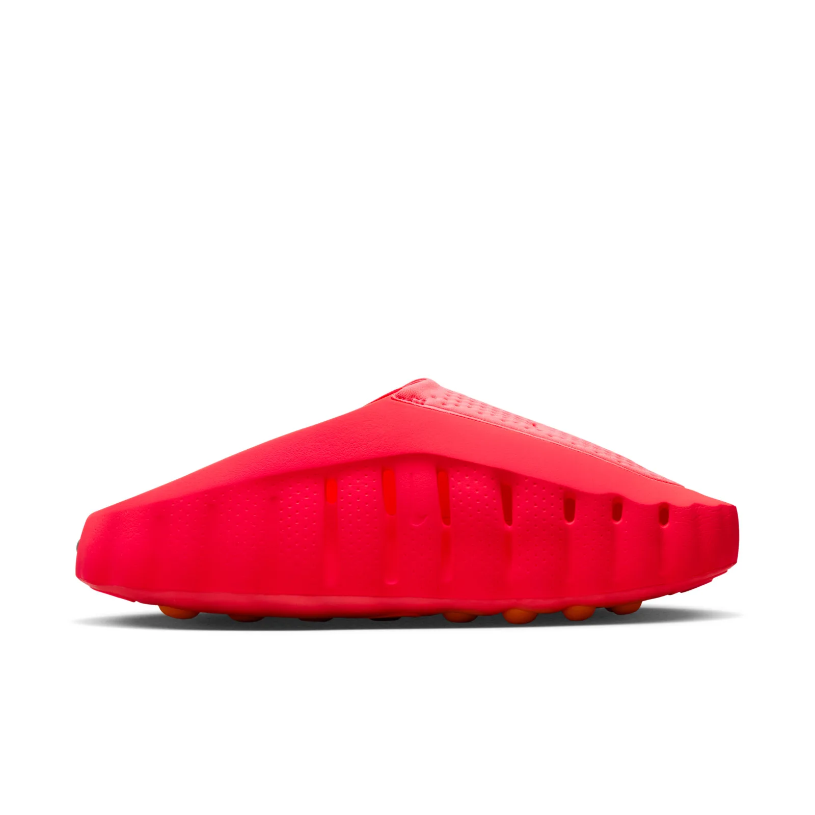lateral view with grooved side panel and dark red ribbed texture, Solar Red