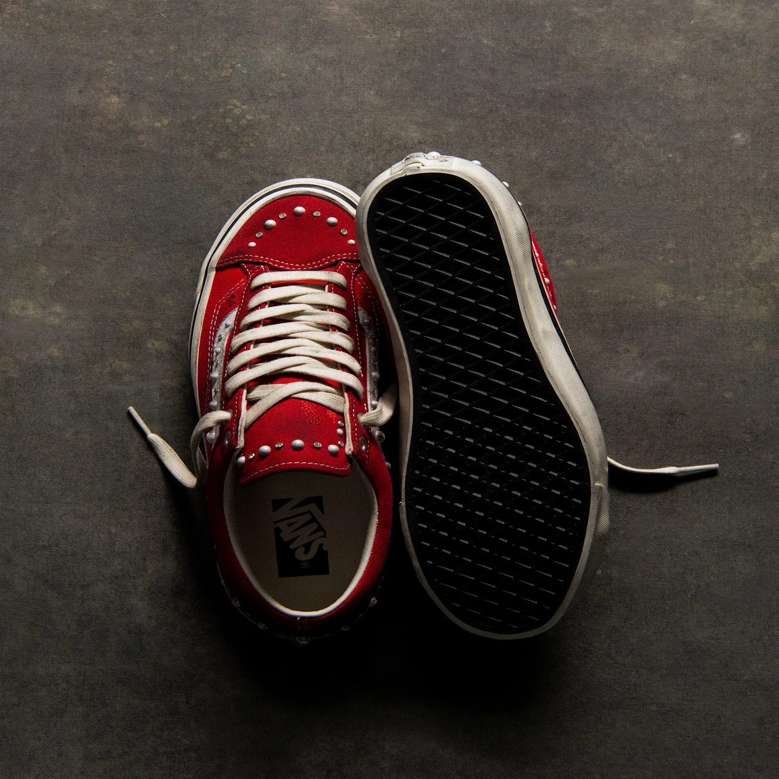 Top-down view of the Racing Red